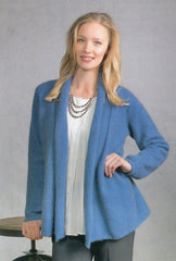 Sunday Jacket / Mittellange offene Strickjacke
