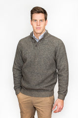 Vickers Half Button / Stehbundpullover Knopfleiste