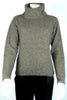 Taupe-Ebony  Pullover Rollkragen