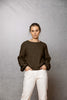 Bellow Sleeve Top / Rundhalspullover