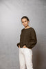 Bellow Sleeve Top / Rundhalspullover