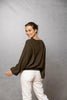 Bellow Sleeve Top / Rundhalspullover